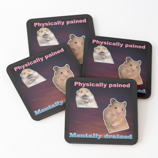 Item preview, Physically Pained Meme Hamster designed and sold by oko-designs.