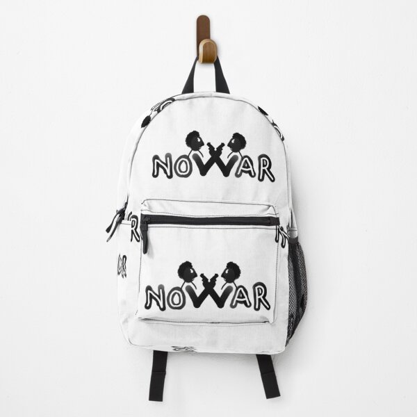Item preview, no war in silhouette, peace themed graphic design, designed and sold by ironpalette.