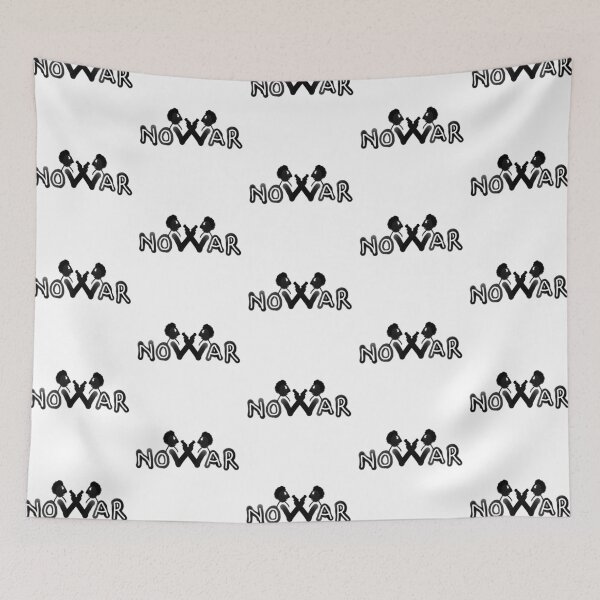 Item preview, no war in silhouette, peace themed graphic design,   designed and sold by ironpalette.