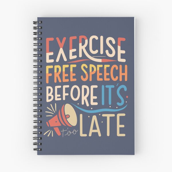 Item preview, Exercise Free Speech Typography: A Timely Message designed and sold by TrendyArtInk.