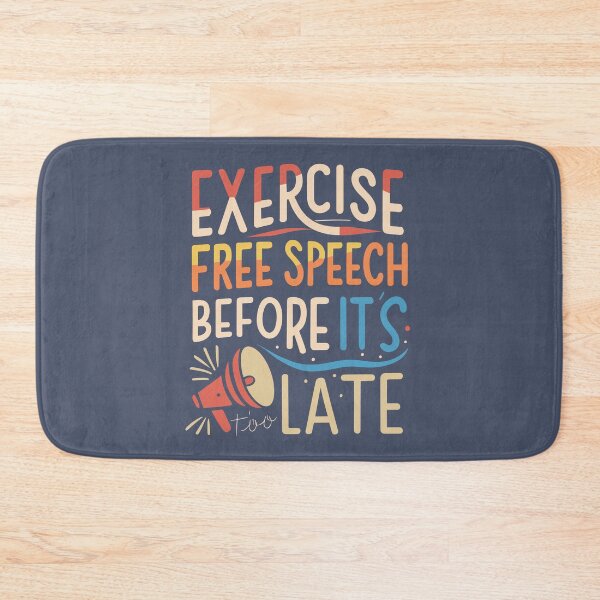 Item preview, Exercise Free Speech Typography: A Timely Message designed and sold by TrendyArtInk.