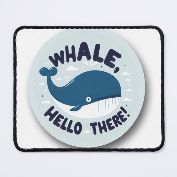 Item preview, Whale, Hello There! designed and sold by Gulyabani.