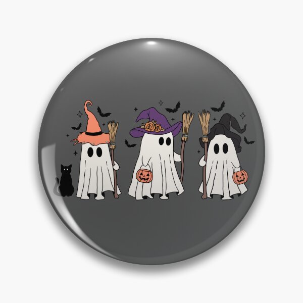 Item preview, Ghostly Guardians: Halloween Haunts with Pumpkins and Brooms designed and sold by Mahmoud Mera.