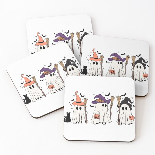 Item preview, Ghostly Guardians: Halloween Haunts with Pumpkins and Brooms designed and sold by Mahmoud Mera.