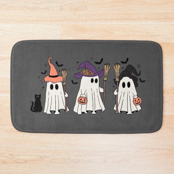 Item preview, Ghostly Guardians: Halloween Haunts with Pumpkins and Brooms designed and sold by Mahmoud Mera.