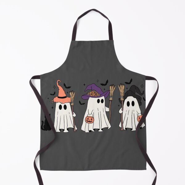 Item preview, Ghostly Guardians: Halloween Haunts with Pumpkins and Brooms designed and sold by Mahmoud Mera.