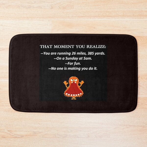Item preview, That moment you realize you are running a marathon! designed and sold by michael6076.