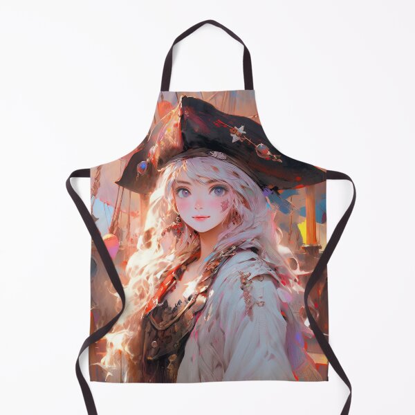 Item preview, Beautiful Confident Pirate Captain Anime Girl designed and sold by bubblegoth.