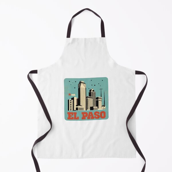 Item preview, El Paso, Texas | City Drawing Retro Style designed and sold by CircinusStore.