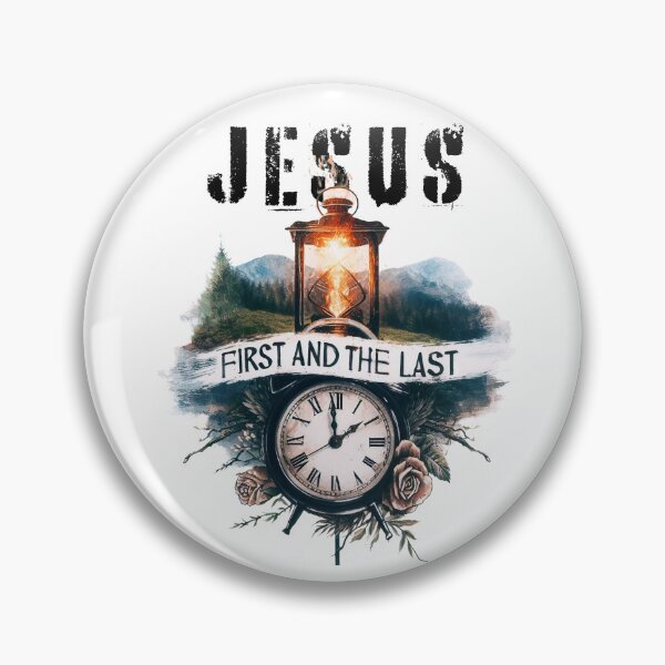 Artikelvorschau, Jesus, der Erste und der Letzte, Uhren- und Lampenkunst entworfen und verkauft von Faithloveshop.