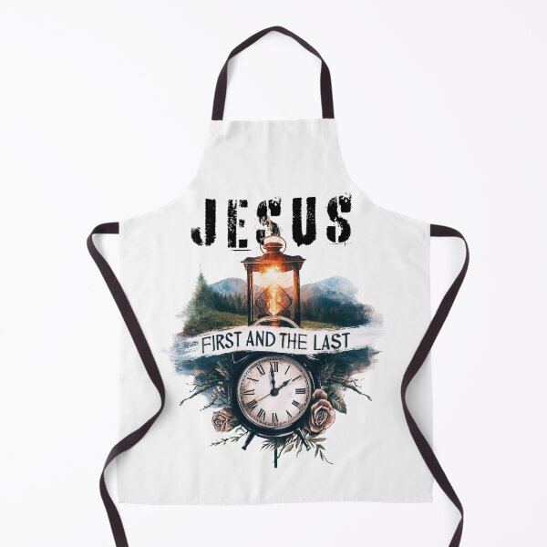 Aperçu de l'œuvre Jésus, premier et dernier, art de l'horloge et de la lampe créée et vendue par Faithloveshop.