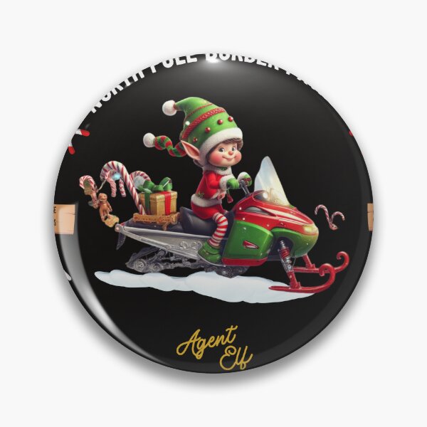 Item preview, Merry Christmas North pole border patrol  designed and sold by SeeingBeyond.