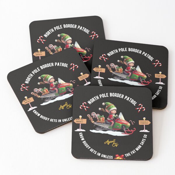 Item preview, Merry Christmas North pole border patrol  designed and sold by SeeingBeyond.
