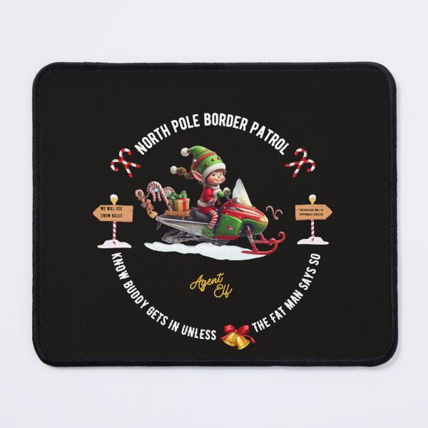 Item preview, Merry Christmas North pole border patrol  designed and sold by SeeingBeyond.