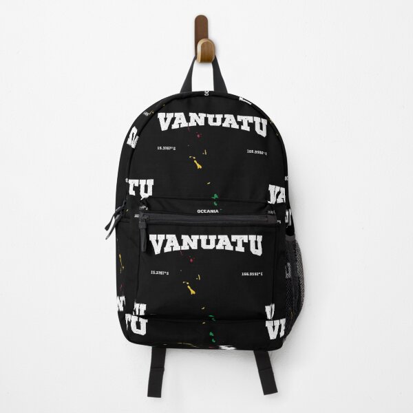 Item preview, Vanuatu flag and map, Vanuatu coordinates, Vanuatu location designed and sold by Flag Outfit.