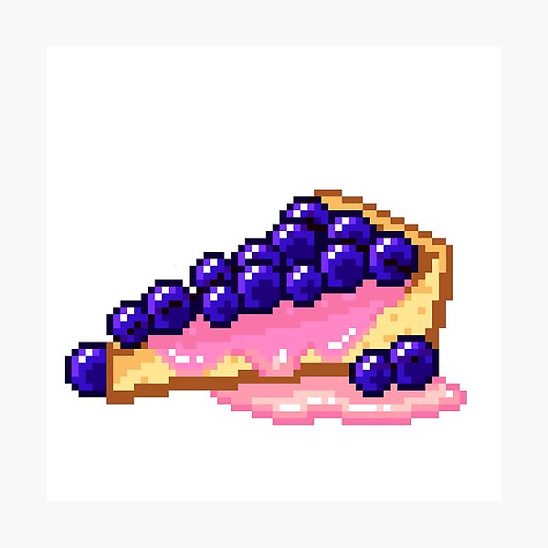 Item preview, cheese cake pixel art designed and sold by BashPIXIE.
