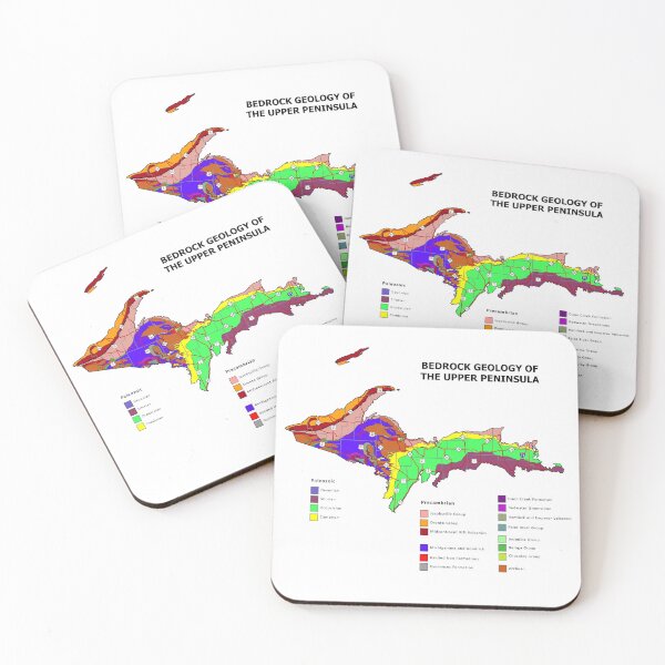 Item preview, Bedrock Geology of the Upper Peninsula of Michigan designed and sold by EzrasTrinkets.