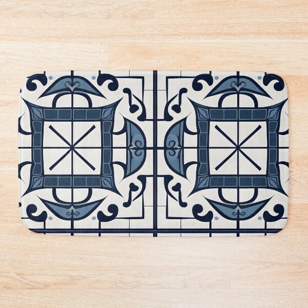 Item preview, Abstract Nautical Tile Pattern designed and sold by homestylemarket.