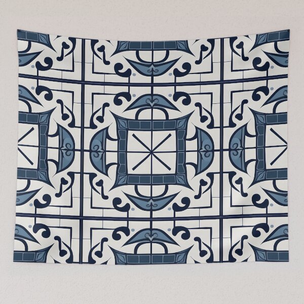 Item preview, Abstract Nautical Tile Pattern designed and sold by homestylemarket.