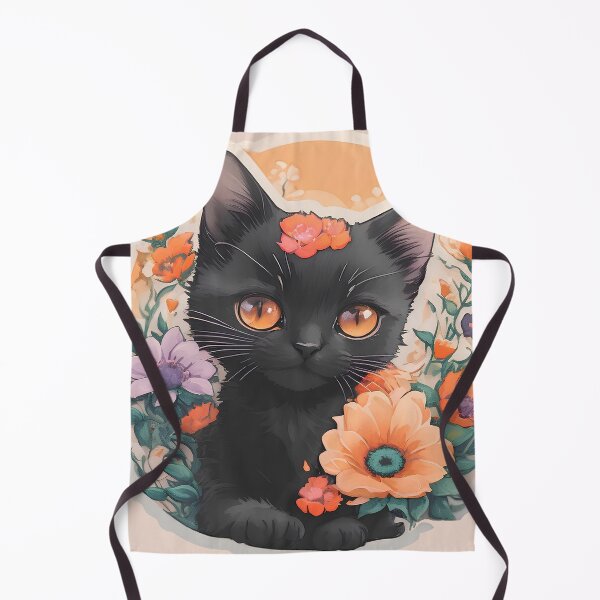 Item preview, Cute black cat - Pastel style designed and sold by ZooVerse.