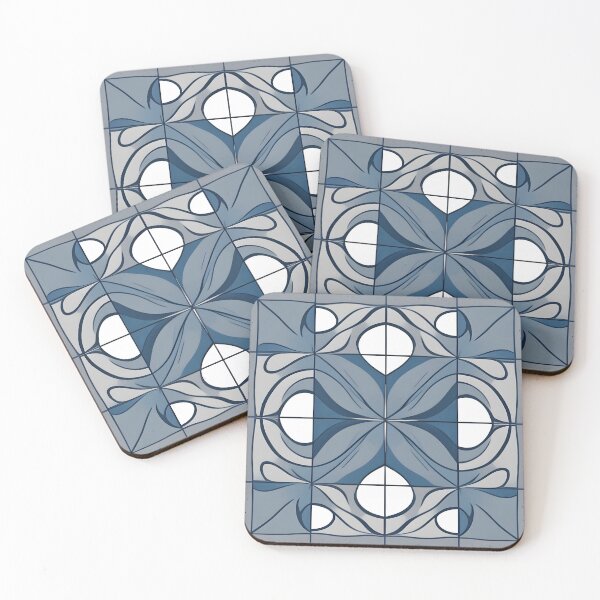 Item preview, Abstract Nautical Tile Pattern designed and sold by homestylemarket.