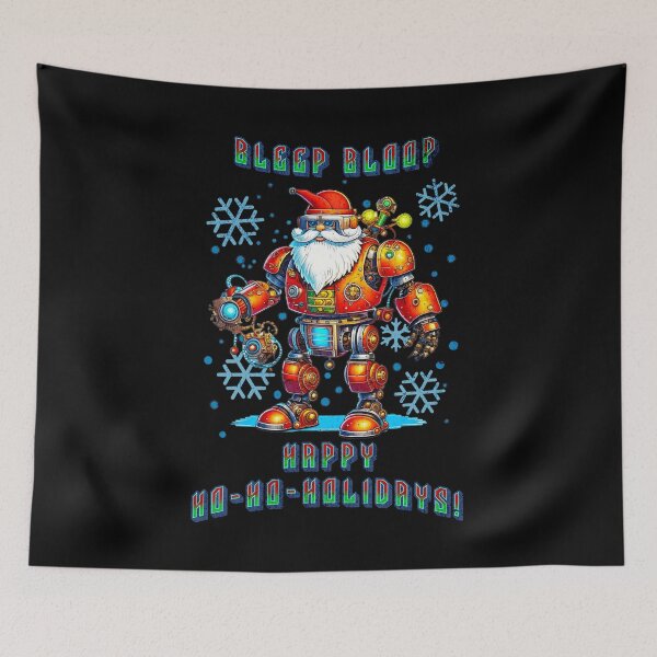 Item preview, Mery Christmas: Bleep Bloop Happy Ho-Ho-Holiday! Engineering Robot designed and sold by GrymGear.
