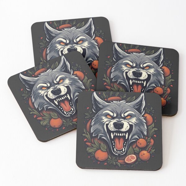 Item preview, angry wolf designed and sold by NightshadeWolfs.