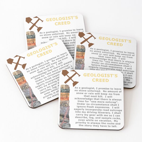 Item preview, Geologist's Creed (Updated) designed and sold by EzrasTrinkets.
