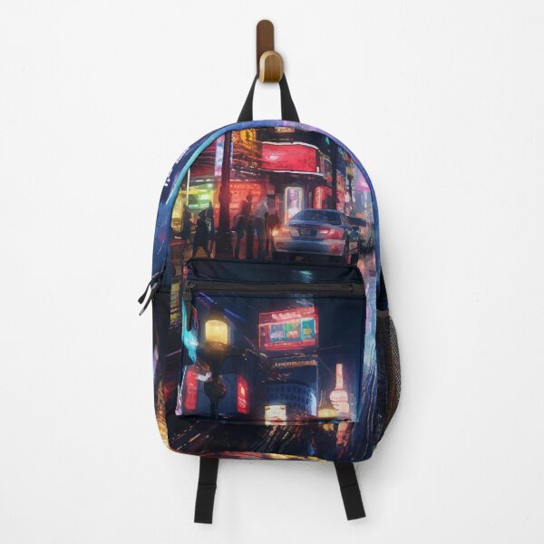 Item preview, Futuristic Neon City designed and sold by DeesDeesigns.