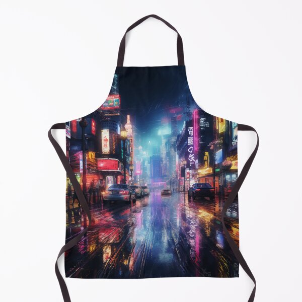 Item preview, Futuristic Neon City designed and sold by DeesDeesigns.