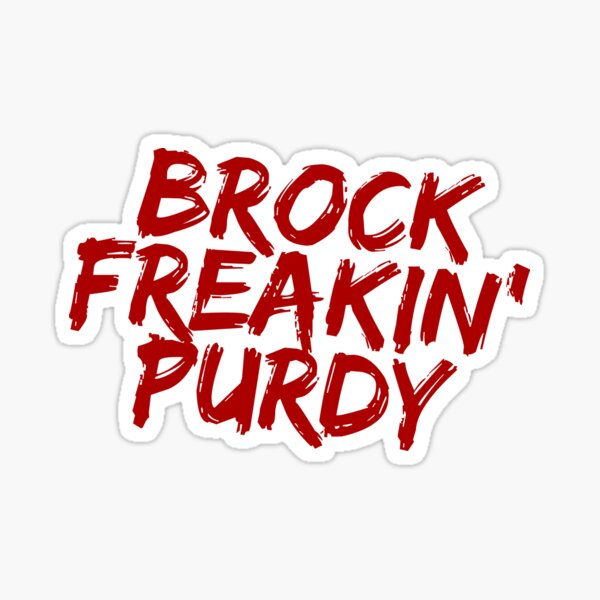 Brock Purdy 49ers Sticker