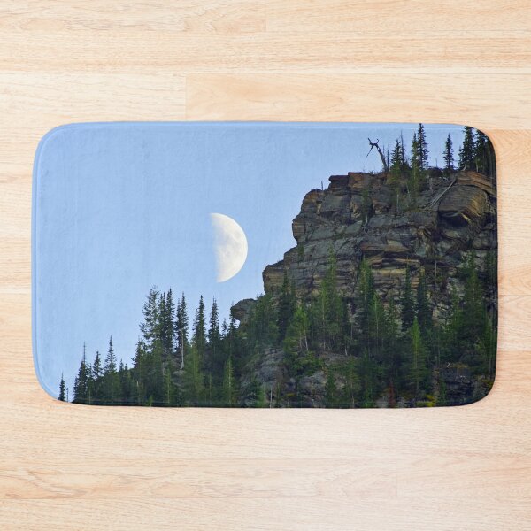 Item preview, First Quarter Moon at Glacier National Park designed and sold by EzrasTrinkets.
