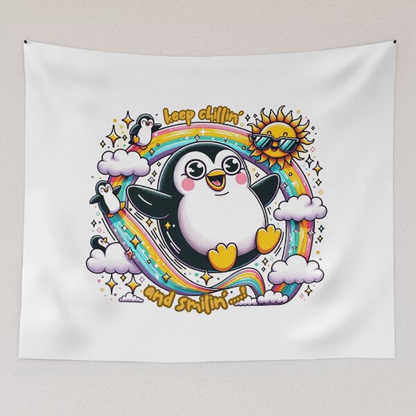 Item preview, Penguin's Day Out: Embrace the Chill Vibes designed and sold by Toph Moses.