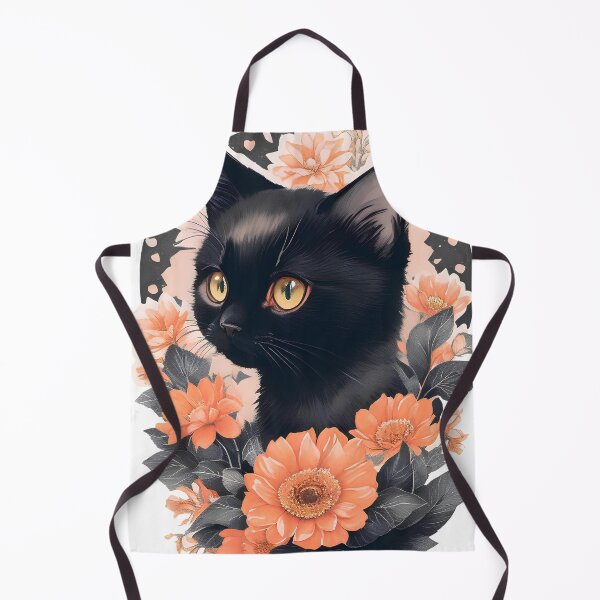 Item preview, Black cat cuteness - Pastel style designed and sold by ZooVerse.
