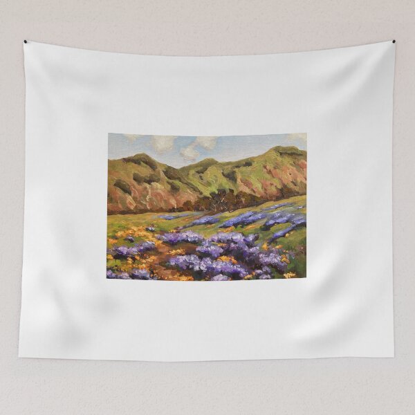 Item preview, Purple Flowers designed and sold by ElleVictoriaArt.