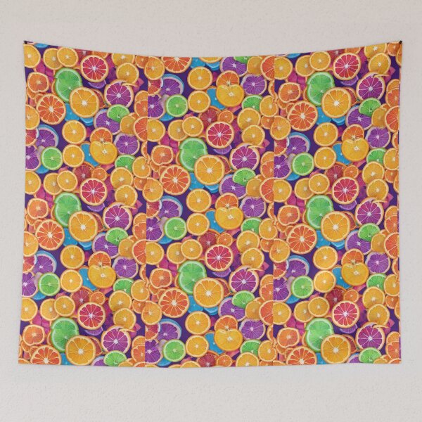 Item preview, Abstract Multicolor Citrus Fruit Slices  designed and sold by silviaol.