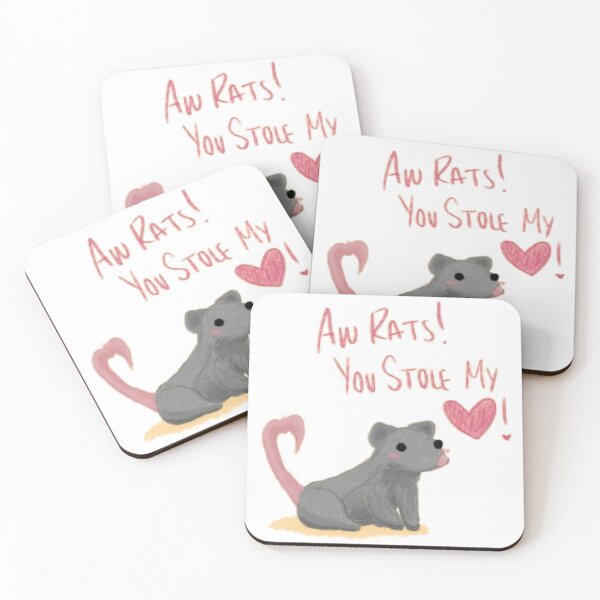 Item preview, Aw Rats! You Stole My Heart! designed and sold by K3NNI3.
