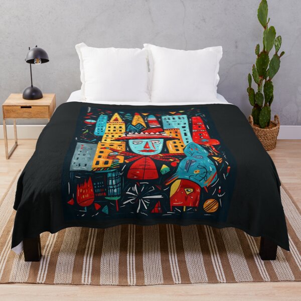 Item preview, New York New Year Holiday Fusion: Dynamic Christmas Inspired by Neo Expressionism and Cubism designed and sold by OlfactoART Studio.