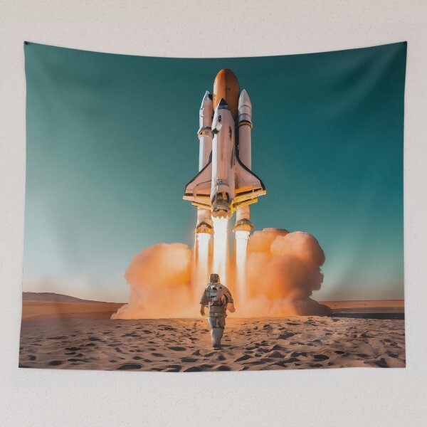Item preview, taking off rocket designed and sold by InnovaDigital.