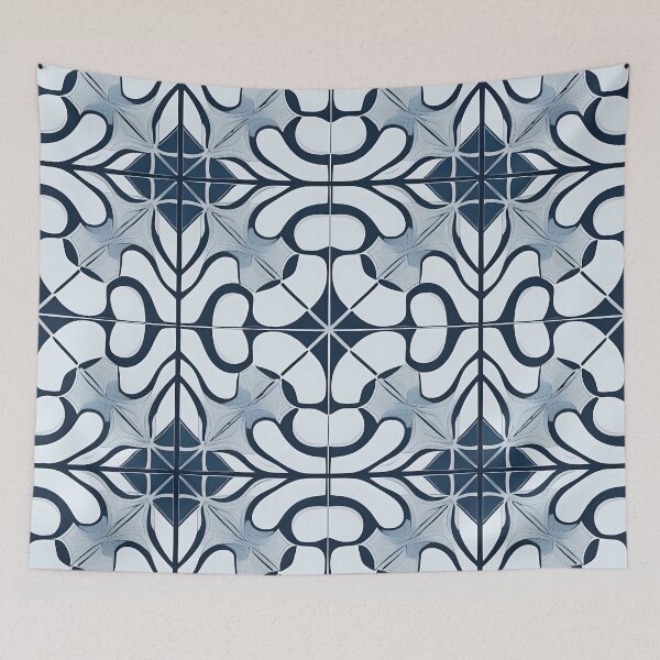 Item preview, Abstract Nautical Tile Pattern designed and sold by homestylemarket.