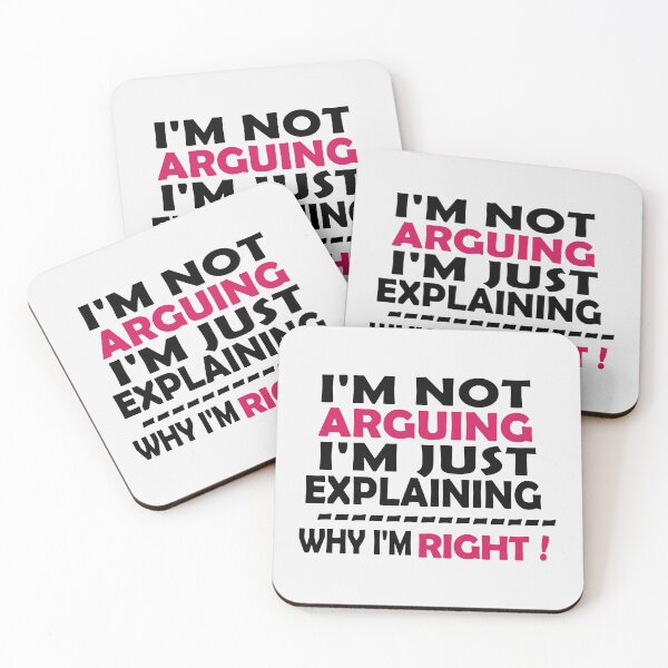 Item preview, I'm Not Arguing I'm Just Explaining Why I'm Right,Funny Sarcasm, Funny Jokes, designed and sold by Souna's  Store.