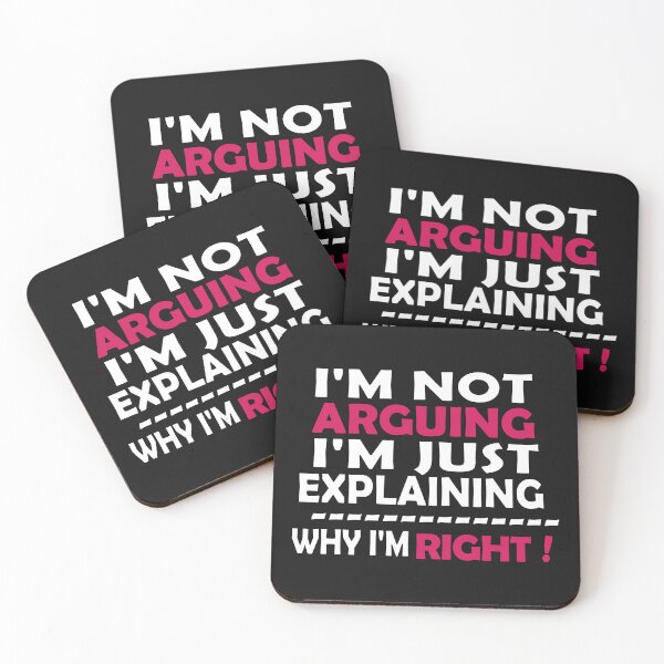 Item preview, I'm Not Arguing I'm Just Explaining Why I'm Right,Funny Sarcasm, Funny Jokes, designed and sold by Souna's  Store.