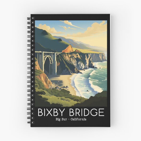 Item preview, A Vintage Travel Illustration of Big Sur - California - US designed and sold by GoodOldVintage.