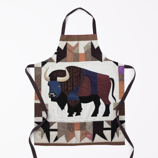 Item preview, Buffalo Patchwork quilt designed and sold by Roxburylane.