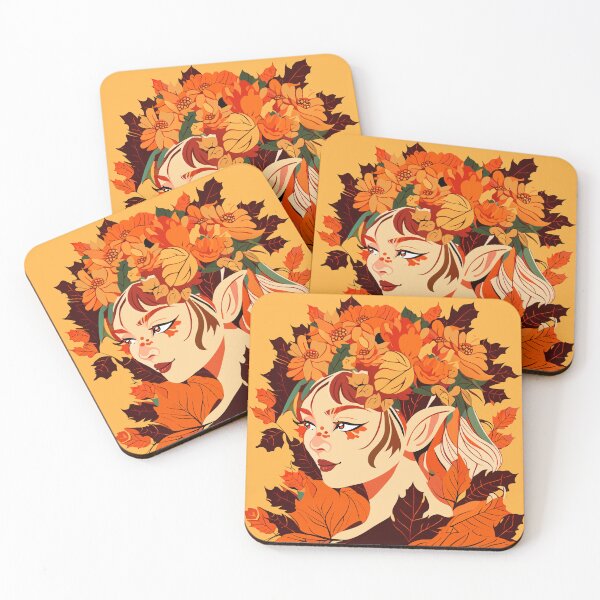 Item preview, Autumn fairy portrait designed and sold by lilbangdesigns.