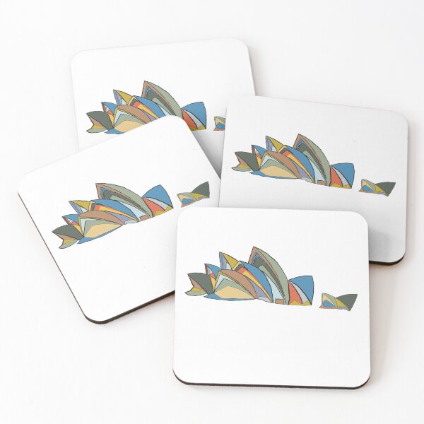 Item preview, Sydney Opera House Wall Art – Abstract Australian Architecture No.1 designed and sold by iampaulmorris.