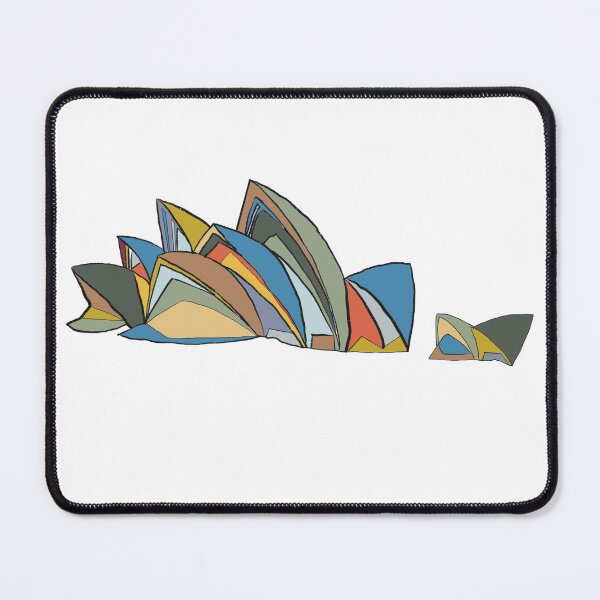 Item preview, Sydney Opera House Wall Art – Abstract Australian Architecture No.1 designed and sold by iampaulmorris.