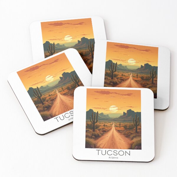 Item preview, A Vintage Travel Illustration of Tucson - Arizona - US  designed and sold by GoodOldVintage.