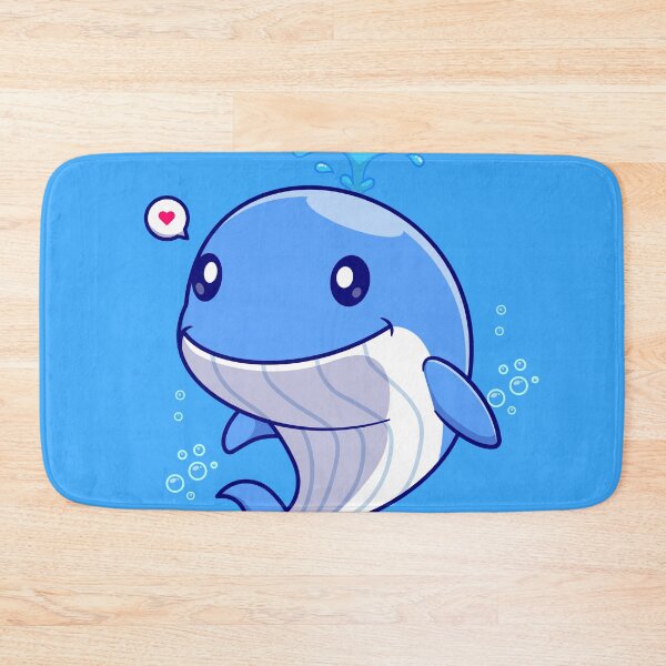 Item preview, Cute Whale Swimming Cartoon Vector Icon designed and sold by hjian8219.