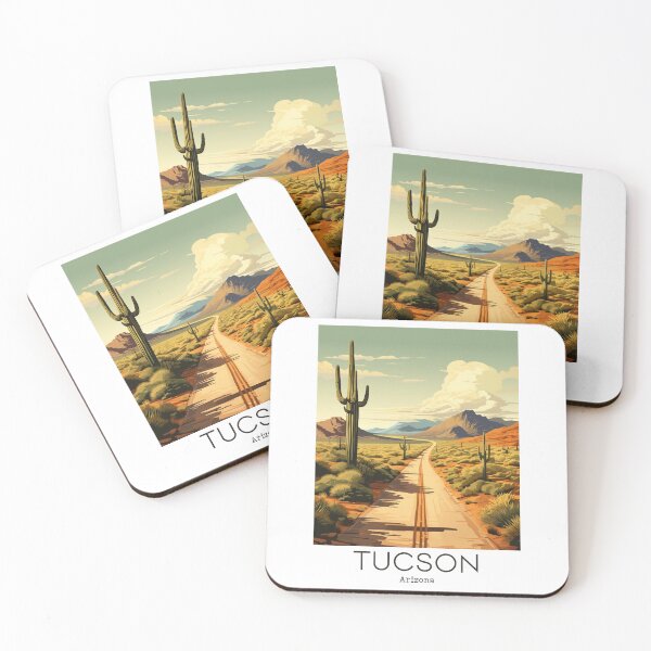 Item preview, A Vintage Travel Illustration of Tucson - Arizona - US  designed and sold by GoodOldVintage.